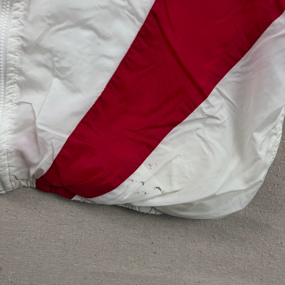 Nike Windbreaker Mens XL Red White Vintage 90s Colorblock Diamond Full Zip - Picture 4 of 7